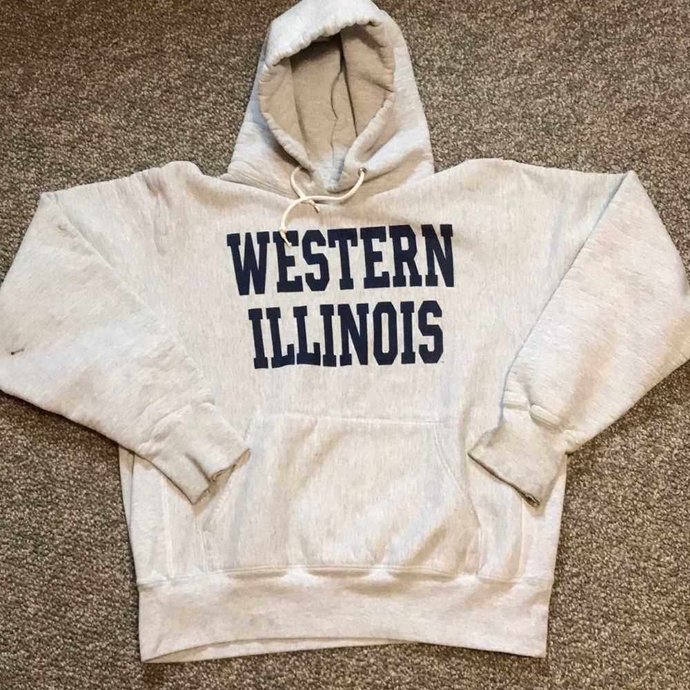 vintage western illinois hoodie